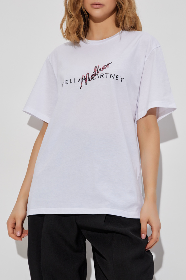 Stella McCartney T-shirt with logo | Women's Clothing | Vitkac
